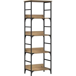 vidaXL Artisan Oak Bookshelf - 50x33x153 cm - Engineered Wood vidaXL Artisan Oak Bookshelf - 50x33x153 cm - Engineered Wood