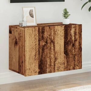 vidaXL Wall-mounted TV Cabinet - Old Wood - 80x30x41 cm - TV cabinet vidaXL Wall-mounted TV Cabinet - Old Wood - 80x30x41 cm - TV cabinet