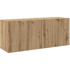 vidaXL Wall-mounted TV Oak Cabinet - TV Cabinet vidaXL Wall-mounted TV Oak Cabinet - TV Cabinet