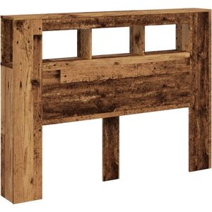 vidaXL Old Wood 140x18.5x103.5 cm Headboard - Bedroom Storage vidaXL Old Wood 140x18.5x103.5 cm Headboard - Bedroom Storage