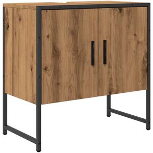 vidaXL Bathroom Sink Cabinet Artisan Oak - 60x33x60 cm vidaXL Bathroom Sink Cabinet Artisan Oak - 60x33x60 cm