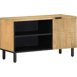 vidaXL TV Cabinet Brown 80x31.5x46 cm Solid Wood Mango TV stand TV sideboard vidaXL TV Cabinet Brown 80x31.5x46 cm Solid Wood Mango TV stand TV sideboard