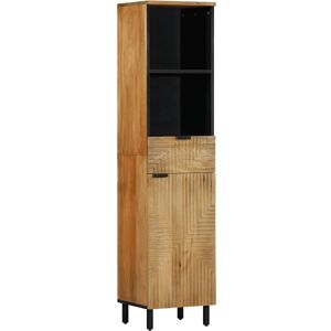 vidaXL Bathroom Cabinet Solid Mango Wood - 38x33x160 cm vidaXL Bathroom Cabinet Solid Mango Wood - 38x33x160 cm