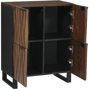 VidaXL Solid Mango Wood Media Storage - Armário de Mangueira Maciça VidaXL Solid Mango Wood Media Storage - Armário de Mangueira Maciça