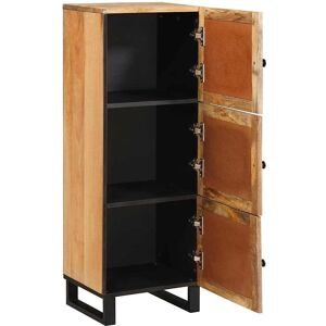 Buffet vidaXL - Meuble de rangement - Bois de mangue massif - Marron - 40x33x110 cm - Publicité Buffet vidaXL - Meuble de rangement - Bois de mangue massif - Marron - 40x33x110 cm - Publicité