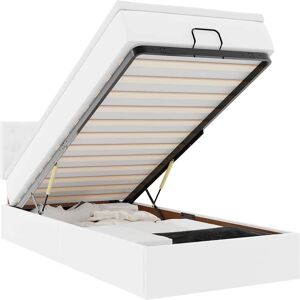 vidaXL Ottoman-seng med madrasser og LED-lys 100x200cm vidaXL Ottoman-seng med madrasser og LED-lys 100x200cm