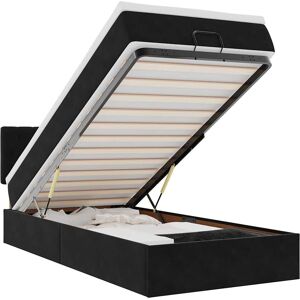 vidaXL Ottoman seng med madras og LED-lys 80x200 cm vidaXL Ottoman seng med madras og LED-lys 80x200 cm