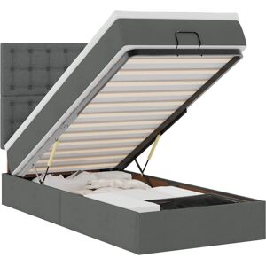 vidaXL Ottoman-seng med madras og LED - Opbevaringsplads & Komfort vidaXL Ottoman-seng med madras og LED - Opbevaringsplads & Komfort