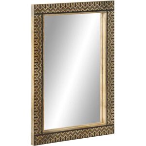 vidaXL Mango Wood Bathroom Mirror - 50x70cm - Wall Mount Bathroom Decor vidaXL Mango Wood Bathroom Mirror - 50x70cm - Wall Mount Bathroom Decor