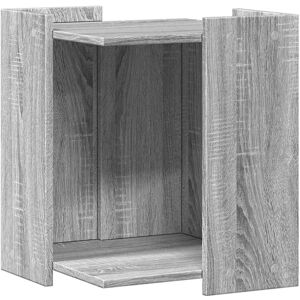 vidaXL Cat Litter Box Enclosure Grey Sonoma 42x42x51 cm Multifunctional Cat House & Side Table vidaXL Cat Litter Box Enclosure Grey Sonoma 42x42x51 cm Multifunctional Cat House & Side Table
