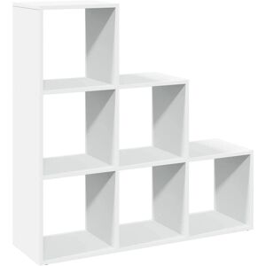 vidaXL White 99x29x99 cm Room Divider Bookcase Storage Shelf - Room Divider Bookcase vidaXL White 99x29x99 cm Room Divider Bookcase Storage Shelf - Room Divider Bookcase