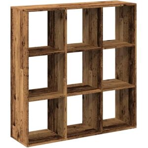 vidaXL Old Wood 102x29x103.5 cm Room Divider Bookcase vidaXL Old Wood 102x29x103.5 cm Room Divider Bookcase