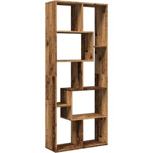 vidaXL Old Wood Room Divider Bookcase - Room Divider Bookcase vidaXL Old Wood Room Divider Bookcase - Room Divider Bookcase