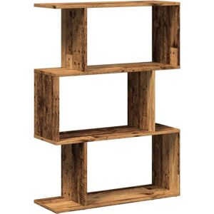 vidaXL Gammelt Træ 70x24x97cm 3-etasjes Bogreol - Stue Møbel vidaXL Gammelt Træ 70x24x97cm 3-etasjes Bogreol - Stue Møbel