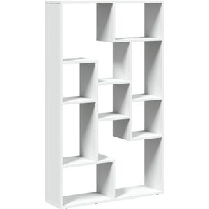 vidaXL Weiße 72x20x120 cm Holzwerkstoff Bücherregal - Wohnzimmermöbel vidaXL Weiße 72x20x120 cm Holzwerkstoff Bücherregal - Wohnzimmermöbel