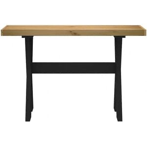 vidaXL Noain Console Table - Rustic Pine X-Leg - Console Table vidaXL Noain Console Table - Rustic Pine X-Leg - Console Table