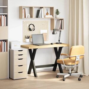 vidaXL Desk NOAIN X-Shaped Legs 120x50x75 cm Solid Wood Pine - Desk vidaXL Desk NOAIN X-Shaped Legs 120x50x75 cm Solid Wood Pine - Desk
