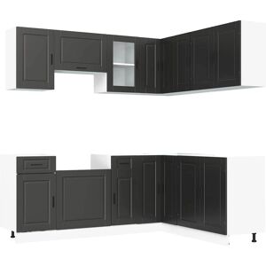 vidaXL 3314962 Svart kjøkkenskap - Kjøkken/spisestuemøbel vidaXL 3314962 Svart kjøkkenskap - Kjøkken/spisestuemøbel