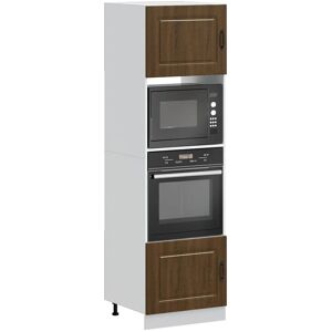 vidaXL Oven Cabinets - Brown Oak - Stable Durable Wood - Oven Cabinets vidaXL Oven Cabinets - Brown Oak - Stable Durable Wood - Oven Cabinets