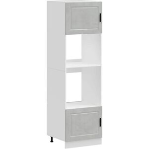 Vidaxl Porto Concrete Grey Oven Cabinets - Oven Cabinets Vidaxl Porto Concrete Grey Oven Cabinets - Oven Cabinets