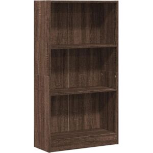 vidaXL Brown Oak Bookcase 60x24x109 cm - Bookcase vidaXL Brown Oak Bookcase 60x24x109 cm - Bookcase