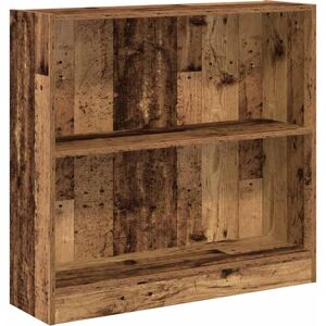 vidaXL Old Wood 80x24x76 cm Bookcase - Storage vidaXL Old Wood 80x24x76 cm Bookcase - Storage