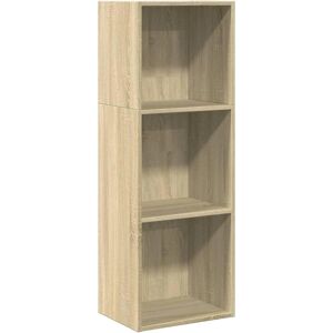 vidaXL Bookcase Sonoma Oak 40x30x114 cm Engineered Wood - Bookcase vidaXL Bookcase Sonoma Oak 40x30x114 cm Engineered Wood - Bookcase