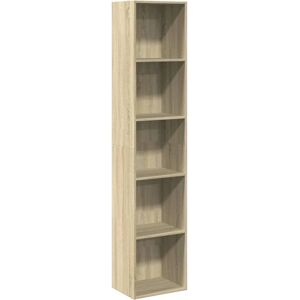 vidaXL Sonoma Oak Bookcase - 40x30x189 cm - Engineered Wood vidaXL Sonoma Oak Bookcase - 40x30x189 cm - Engineered Wood