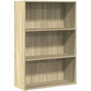 vidaXL Sonoma Oak Bookcase 80x30x114 cm Engineered Wood - Bookcase, Sonoma Oak, 80x30x114 cm, Engineered Wood vidaXL Sonoma Oak Bookcase 80x30x114 cm Engineered Wood - Bookcase, Sonoma Oak, 80x30x114 cm, Engineered Wood