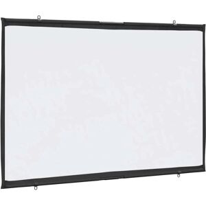 vidaXL 60'' Projection Screen - Wall-Mounted, 16:9, White vidaXL 60'' Projection Screen - Wall-Mounted, 16:9, White