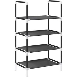 vidaXL Shoe Rack 8-Tier Black - Shoe Storage vidaXL Shoe Rack 8-Tier Black - Shoe Storage