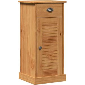 vidaXL VIGO Bathroom Cabinet - Solid Pine Wood, Brown - Bathroom Storage vidaXL VIGO Bathroom Cabinet - Solid Pine Wood, Brown - Bathroom Storage