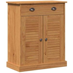 Vidaxl Brown Pine Wood Bathroom Cabinet - Bathroom Cabinet Vidaxl Brown Pine Wood Bathroom Cabinet - Bathroom Cabinet
