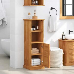 vidaXL Bathroom Cabinet - Pine, Honey Brown - Bathroom Storage vidaXL Bathroom Cabinet - Pine, Honey Brown - Bathroom Storage