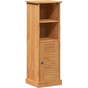 vidaXL Bathroom Cabinet - Pine, Honey Brown - Bathroom Storage vidaXL Bathroom Cabinet - Pine, Honey Brown - Bathroom Storage