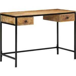 VidaXL Desk 105x50x75cm Solid Wood Mango - Desk VidaXL Desk 105x50x75cm Solid Wood Mango - Desk