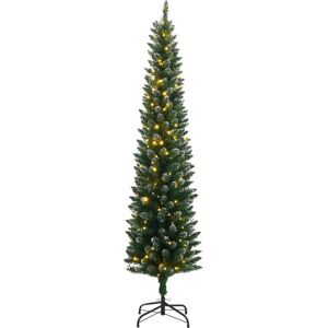 vidaXL Slim Christmas Tree with 300 LEDs - 240 cm vidaXL Slim Christmas Tree with 300 LEDs - 240 cm