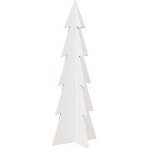 vidaXL Wooden Christmas Tree 112 cm Solid Wood Pine - Christmas Tree vidaXL Wooden Christmas Tree 112 cm Solid Wood Pine - Christmas Tree