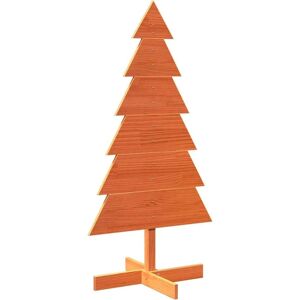 vidaXL Wooden Christmas Tree - Wax Brown - 120 cm - Christmas Tree vidaXL Wooden Christmas Tree - Wax Brown - 120 cm - Christmas Tree