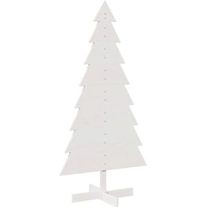 vidaXL White Wooden Christmas Tree 150cm - Christmas Tree vidaXL White Wooden Christmas Tree 150cm - Christmas Tree
