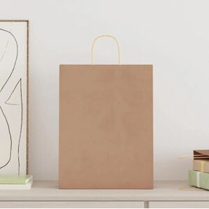 vidaXL Brown Kraft Paper Bags 250 pcs - Paper Bags vidaXL Brown Kraft Paper Bags 250 pcs - Paper Bags