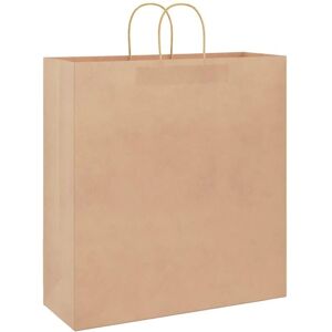 vidaXL Brown Paper Bags 250 pcs - 45x17x48 cm vidaXL Brown Paper Bags 250 pcs - 45x17x48 cm