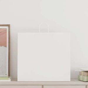vidaXL White Kraft Paper Bags - 250 pcs, 54x15x49 cm - Paper Bags vidaXL White Kraft Paper Bags - 250 pcs, 54x15x49 cm - Paper Bags
