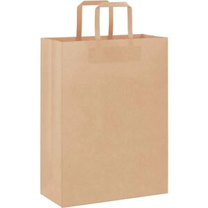 vidaXL Paper Carrier Bags - 250 pcs - 26x12x35 cm - Durable & Recyclable vidaXL Paper Carrier Bags - 250 pcs - 26x12x35 cm - Durable & Recyclable