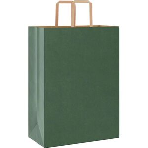 vidaXL Green Paper Bag - 50 pcs - 32x17x44 cm vidaXL Green Paper Bag - 50 pcs - 32x17x44 cm