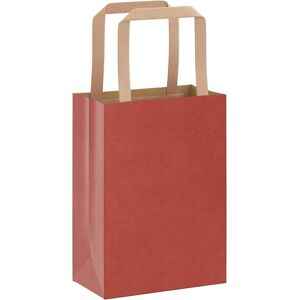 vidaXL Red Paper Bags 15x8x21cm 50 pcs - Paper Bags vidaXL Red Paper Bags 15x8x21cm 50 pcs - Paper Bags