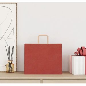 vidaXL Paper Bags 250 pcs with Handles White - Paper Bags vidaXL Paper Bags 250 pcs with Handles White - Paper Bags