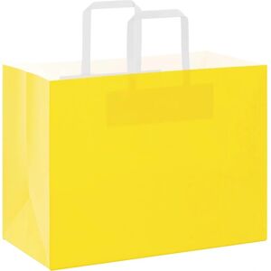 vidaXL Paper Bags 50 pcs Kraft Handles White 54x15x49 cm - Paper Bags vidaXL Paper Bags 50 pcs Kraft Handles White 54x15x49 cm - Paper Bags
