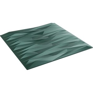 vidaXL Green 3D Wall Panels - 48 pcs - 50x50 cm - Water-Resistant vidaXL Green 3D Wall Panels - 48 pcs - 50x50 cm - Water-Resistant