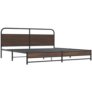 vidaXL Steel Bed Frame with Stable Legs - 200x200 cm Bed Frame vidaXL Steel Bed Frame with Stable Legs - 200x200 cm Bed Frame